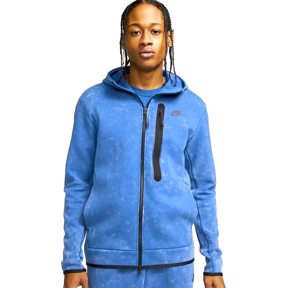 Brand new NIKE SPORTSWEAR TECH FLEECE WASH FULL-ZIP HOODIE